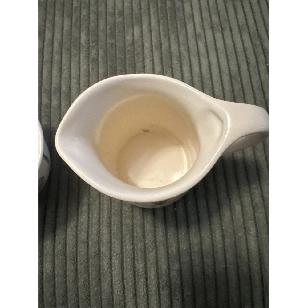 Pfaltzgraff Naturewood Creamer & Sugar Bowl w/ Lid Cottagecore Grannycore